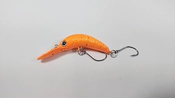 Amazon | 2g 5cm 未塗装 ニョロ系クランク 10個セット ブランク